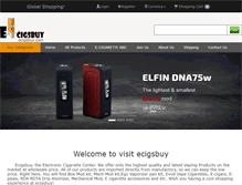 Tablet Screenshot of ecigsbuy.com
